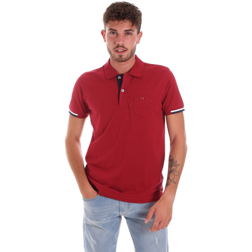 Abbigliamento Uomo T-shirt & Polo Key Up 2R56G 0001 Bordeaux