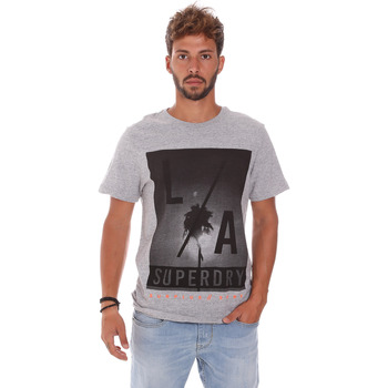 Abbigliamento Uomo T-shirt & Polo Superdry M10001TO Grigio