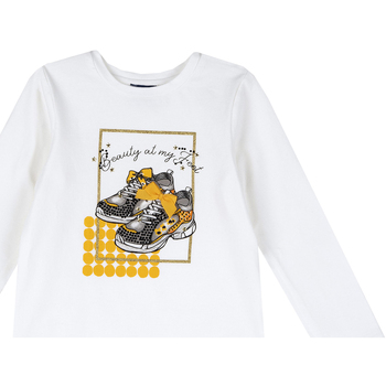 Abbigliamento Bambina T-shirts a maniche lunghe Chicco 09067523000000 Bianco