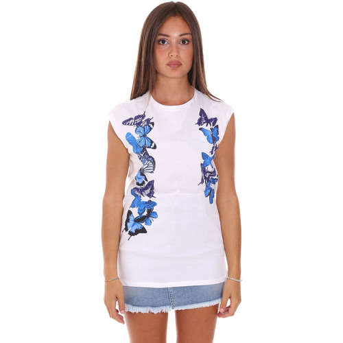 Abbigliamento Donna T-shirt & Polo Gas 546986 Bianco