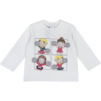 Abbigliamento Bambina T-shirts a maniche lunghe Chicco 09067451000000 Bianco