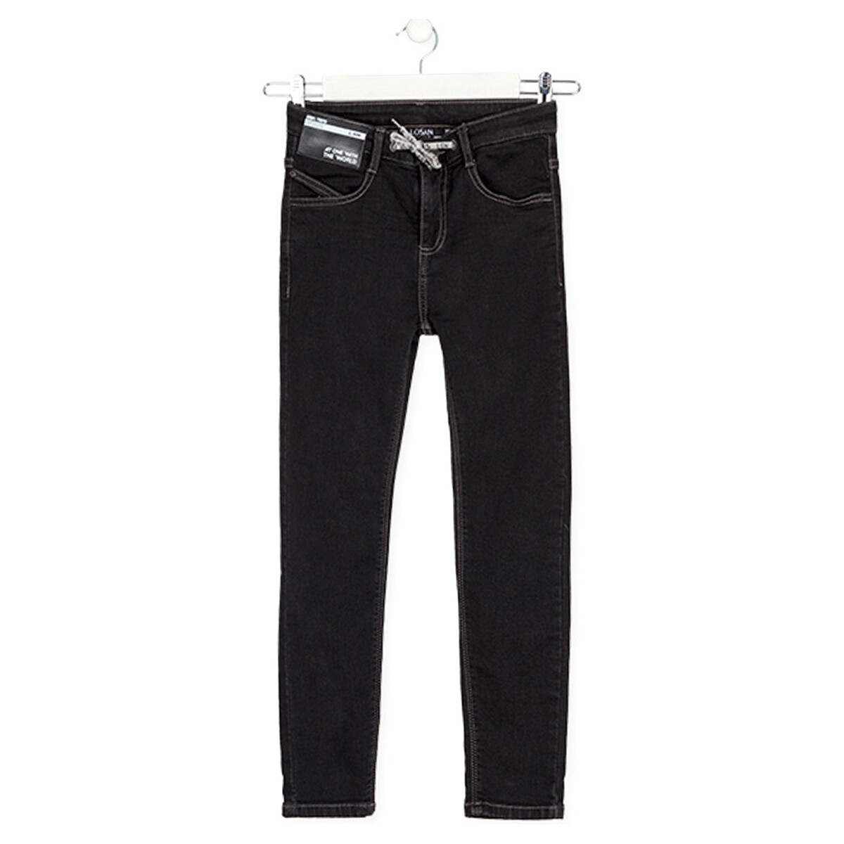 Abbigliamento Unisex bambino Jeans slim Losan 123-6027AL Grigio