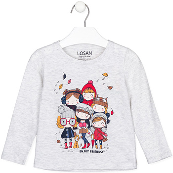 Abbigliamento Unisex bambino T-shirts a maniche lunghe Losan 126-1003AL Grigio