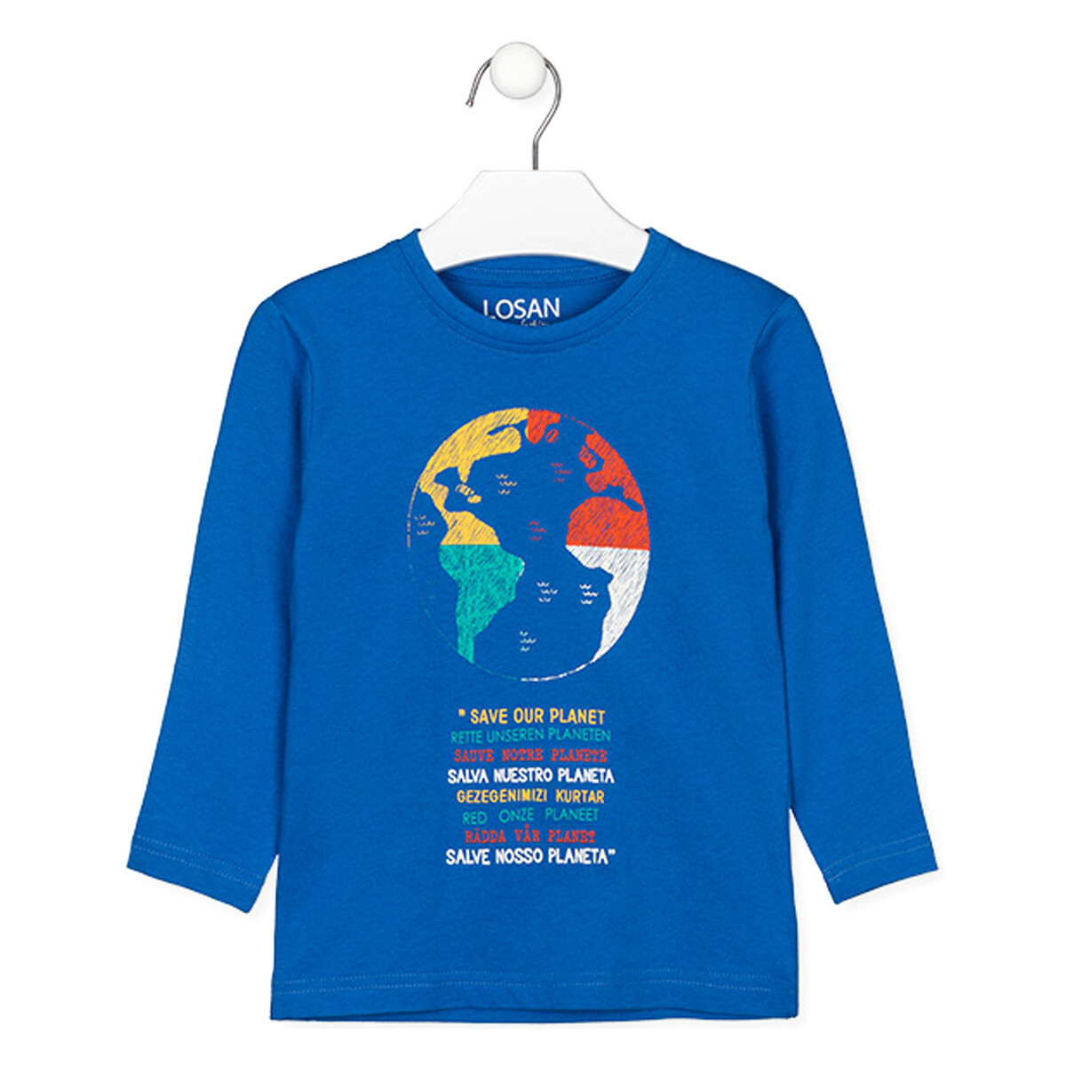 Abbigliamento Bambino T-shirts a maniche lunghe Losan 125-1205AL Blu