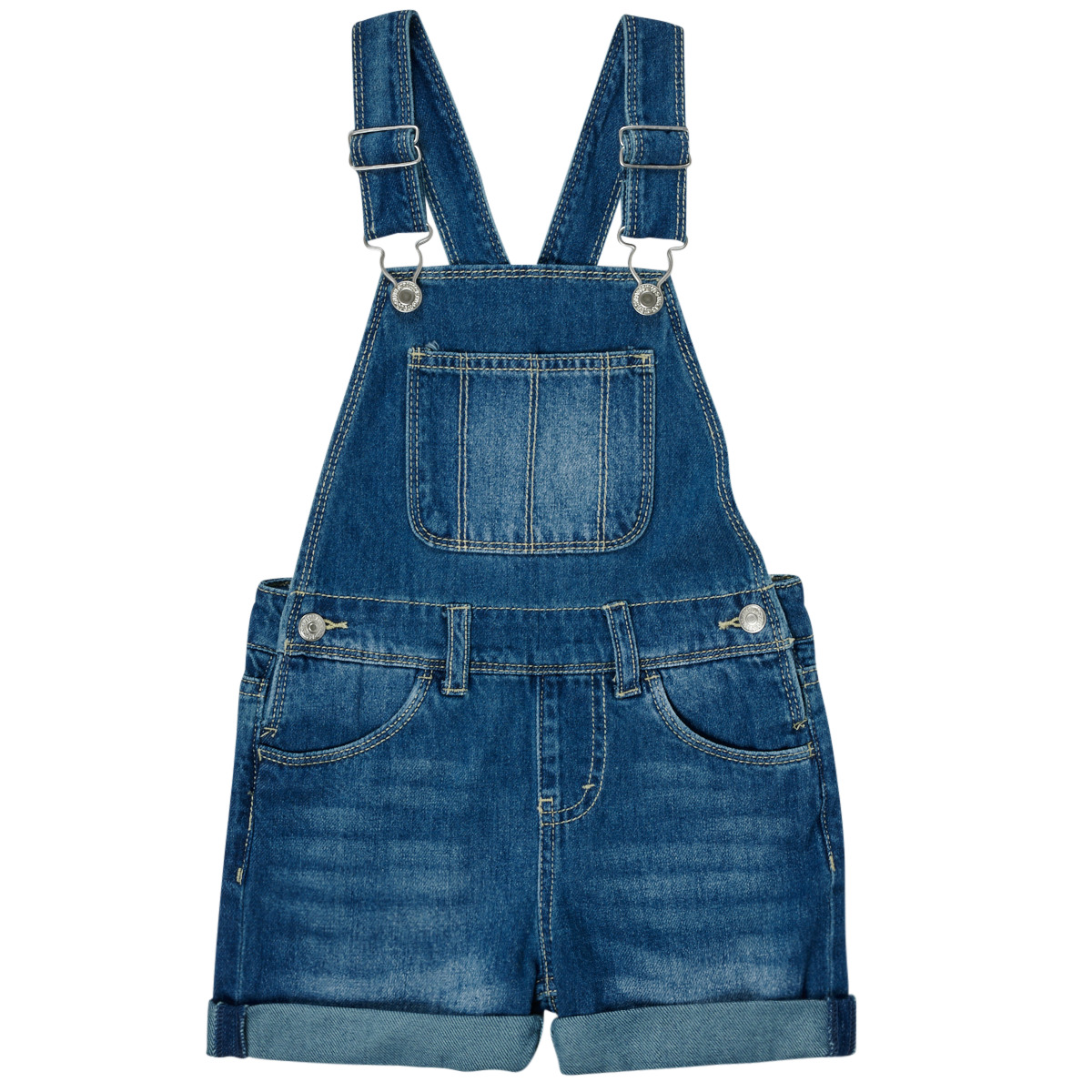 Abbigliamento Bambina Tuta jumpsuit / Salopette Levi's RAILROAD STRIPE SHORTALL Low