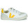 Scarpe Unisex bambino Sneakers basse Veja Small V-10 Velcro Bianco / Giallo