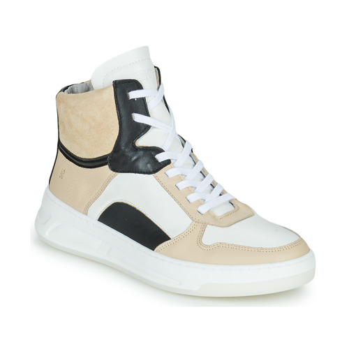 Scarpe Donna Sneakers alte Bronx Old-cosmo Bianco / Beige / Nero