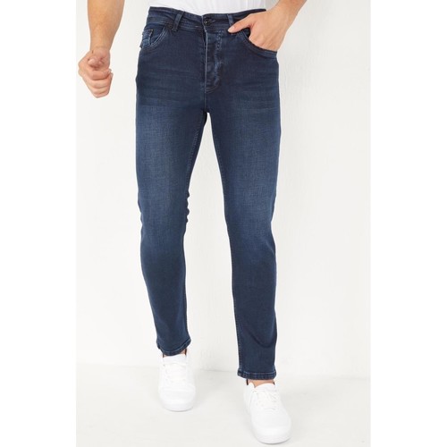 Abbigliamento Uomo Jeans slim True Rise 126293797 Blu