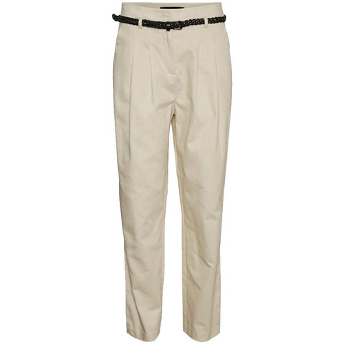 Abbigliamento Donna Pantaloni Vero Moda 10247088 Bianco