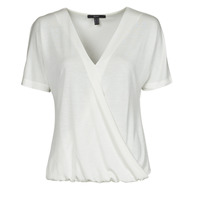 Abbigliamento Donna T-shirt maniche corte Esprit CLT wrap tshirt Bianco