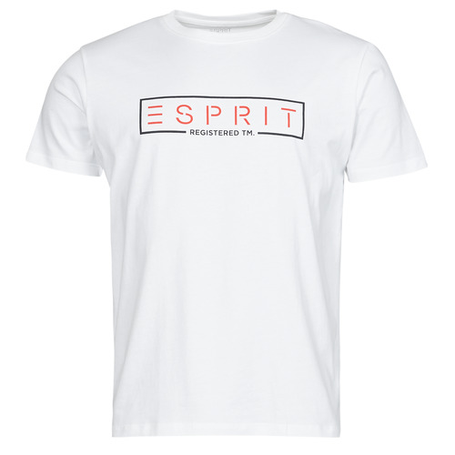 Abbigliamento Uomo T-shirt maniche corte Esprit BCI N cn aw ss Bianco
