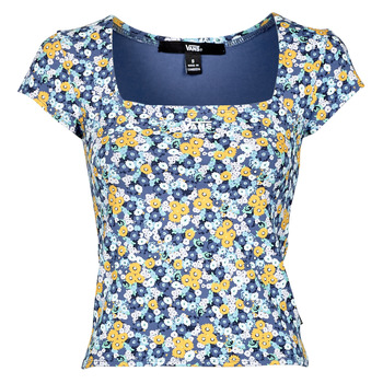Abbigliamento Donna T-shirt maniche corte Vans DECO DITSY CAPSLV TOP Blu