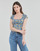 Abbigliamento Donna T-shirt maniche corte Vans DECO DITSY CAPSLV TOP Blu