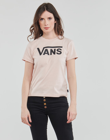 Abbigliamento Donna T-shirt maniche corte Vans FLYING V CREW TEE Rosa