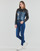 Abbigliamento Donna Giacche in jeans Desigual CHAQ_MICKEY WORLD Blu / Nero