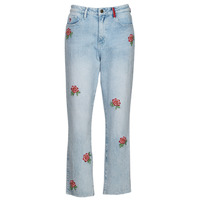 Abbigliamento Donna Jeans slim Desigual DENIM_MY FLOWER Blu / Clair