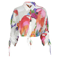 Abbigliamento Donna Camicie Desigual CAM_KAILUA Bianco / Multicolore
