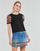 Abbigliamento Donna T-shirt maniche corte Desigual TS_AMORE XXX Nero