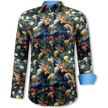 Abbigliamento Uomo Camicie maniche lunghe Tony Backer 126152633 Multicolore