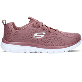 Scarpe Donna Sneakers Skechers Graceful Get Connected Rosa