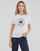 Abbigliamento Donna T-shirt maniche corte Converse Chuck Patch Classic Tee White
