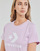 Abbigliamento Donna T-shirt maniche corte Converse Star Chevron Center Front Tee Pale / Amethyst