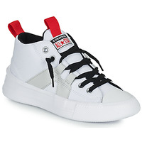 Scarpe Unisex bambino Sneakers basse Converse Chuck Taylor All Star Ultra Color Block Mid Bianco