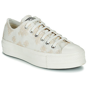 Scarpe Donna Sneakers basse Converse Chuck Taylor All Star Lift Festival Broderie Ox Beige
