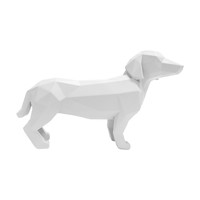 Casa Statuette e figurine Present Time Doggy Bianco