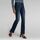Abbigliamento Donna Jeans G-Star Raw D01896 6553 L.32 MIDGE BOOTCUT-89 DK AGED Blu