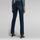 Abbigliamento Donna Jeans G-Star Raw D01896 6553 L.32 MIDGE BOOTCUT-89 DK AGED Blu