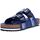 Scarpe Uomo Sandali Napapijri Footwear NA4ETH LEATHER SANDAL-176 BLUE MARINE Blu