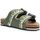 Scarpe Uomo Sandali Napapijri Footwear NA4ETH LEATHER SANDAL-GD6 GREEN Verde