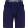 Image of Pantaloni corti Calvin Klein Jeans 000NM1660E SLEEP SHORT-UZZ ANIMAL BAYOU BLUE