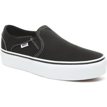 Scarpe Donna Sneakers Vans ASHER PLATFORM WM - VN0A3WMM3SY1-BLACK Nero