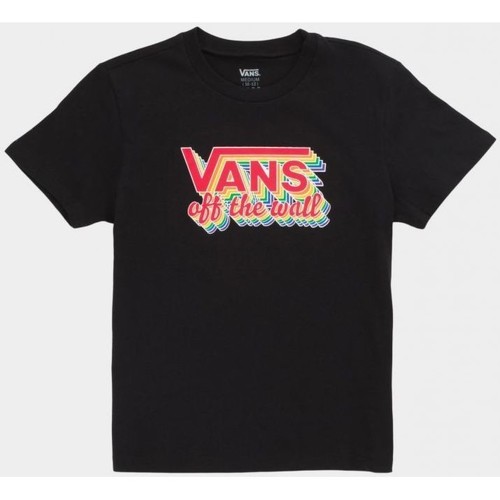 Abbigliamento Bambina T-shirt & Polo Vans VN0A5I6FBLK1 GR COLOR TRIP-BLACK Nero
