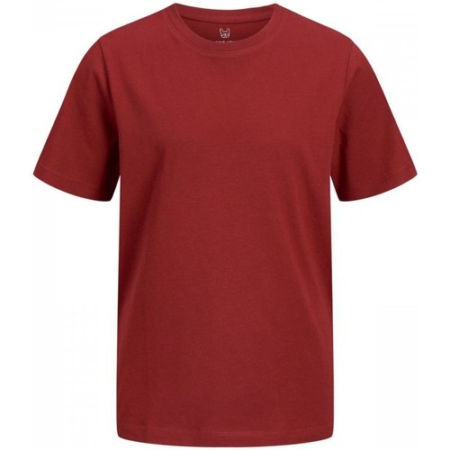 Abbigliamento Bambino T-shirt & Polo Jack & Jones 12158433 BASE TEE-RED DAHLIA Rosso