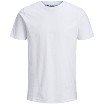 Abbigliamento Bambino T-shirt & Polo Jack & Jones 12158433 BASE TEE-WHITE Bianco