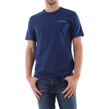 Abbigliamento Uomo T-shirt & Polo Dockers 27406 GRAPHIC TEE-0116 ESTATE BLUE Blu