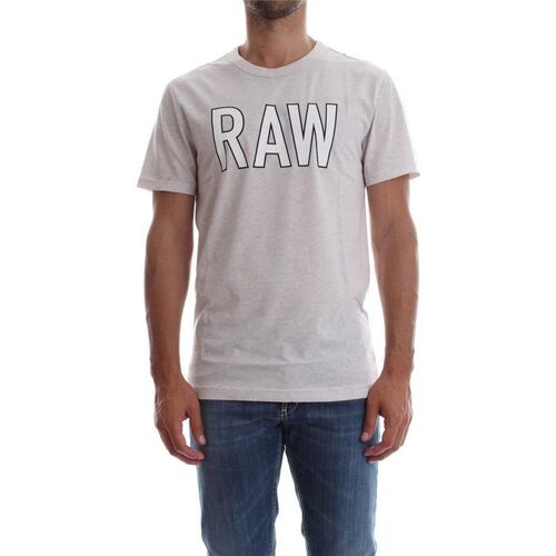 Abbigliamento Uomo T-shirt & Polo G-Star Raw D04458 2757 TOMEO-129 Bianco