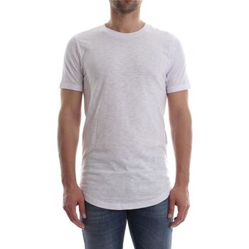 Abbigliamento Uomo T-shirt & Polo Jack & Jones 12137186 MUSTAFI-WHITE Bianco