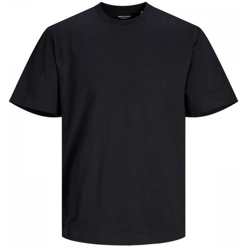 Abbigliamento Uomo T-shirt & Polo Jack & Jones 12190467 RELAXED TEE-BLACK Nero
