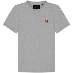 Abbigliamento Uomo T-shirt & Polo Lyle & Scott TS400V PLAIN T-SHIRT-D24 LIGHT GREY MARL Grigio