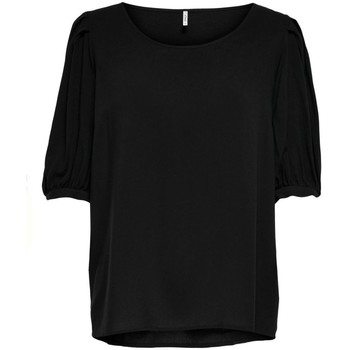 Abbigliamento Donna Top / T-shirt senza maniche Only 15225182 KARMA-BLACK Nero