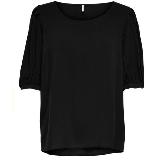 Abbigliamento Donna Top / T-shirt senza maniche Only 15225182 KARMA-BLACK Nero