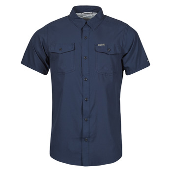 Abbigliamento Uomo Camicie maniche corte Columbia Utilizer II Solid Short Sleeve Shirt Marine