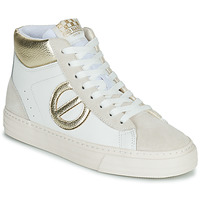 Scarpe Donna Sneakers alte No Name STRIKE MID CUT Bianco / Oro
