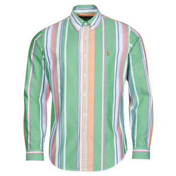 Abbigliamento Uomo Camicie maniche lunghe Polo Ralph Lauren Z216SC31 Multicolore / Green / Pink / Multi