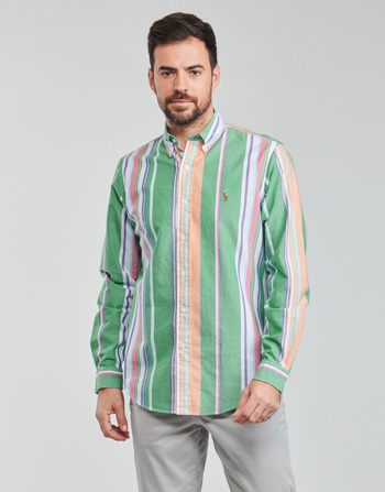 Abbigliamento Uomo Camicie maniche lunghe Polo Ralph Lauren Z216SC31 Multicolore / Green / Pink / Multi