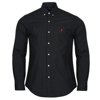 Abbigliamento Uomo Camicie maniche lunghe Polo Ralph Lauren ZSC11B Nero / Black
